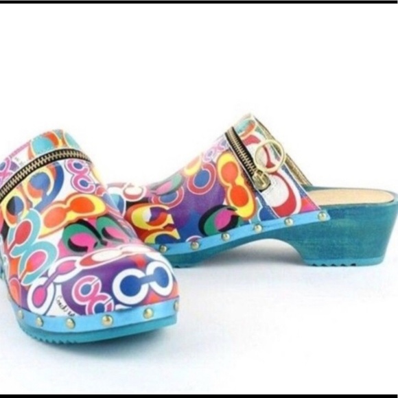Authentic Coach Signature C Jessi Clog - Picture 1 of 10